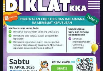Pelatihan pemanfaatan code.org bagi guru dan siswa di Indonesia