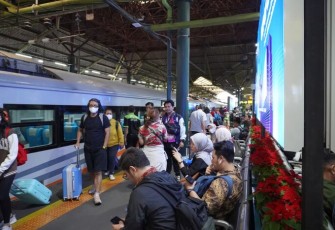 Suasana Stasiun Wilayah Daop 1 Jakarta