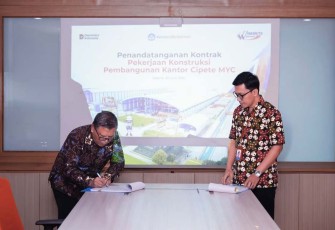 WSBP Tandatangani Kontrak Pembangunan Gedung Kantor Cipete