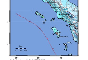 Gempa Bumi Magnitudo 6,4 mengguncang wilayah Provinsi Aceh dan Sumatera Utara, pada Selasa (3/3).