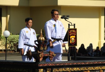 Ujian Kenaikan Tingkat KKI OKU Timur Meriahkan HUT Bhayangkara ke-80