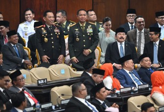Panglima TNI saat Hadiri Pidato Kenegaraan Presiden RI pada Sidang Tahunan MPR RI Tahun 2026