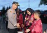 Kapolres Aceh Timur AKBP Andy Rahmansyah, S.I.K., saat Lepas Kontingen Atlet PORA