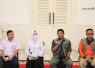 Suasana konferensi pers yang dilakukan di Kantor Bupati Cianjur, Jawa Barat, Selasa (22/11).