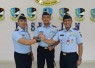 Dankosek IKN Marsma TNI Abdul Haris foto bersama usai sertijab jabatan strategis, Sabtu (20/4)