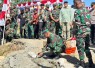 Pangdam XVII/Cenderawasih saat Pimpin Peletakan Batu Pertama Jembatan Garuda Merah Putih di Mimika