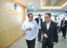 Menteri Ekonomi Kreatif/Kepala Badan Ekonomi Kreatif (Ekraf), Teuku Riefky Harsya (kiri), berbincang dengan Menteri Pendidikan Tinggi, Sains, dan Teknologi (Mendiktisaintek), Brian Yuliarto (kanan), seusai pertemuan strategis antara Kementerian Ekonomi Kreatif/Badan Ekonomi Kreatif (Kemenekraf) dan Kementerian Pendidikan Tinggi, Sains, dan Teknologi (Kemendiktisaintek) di Kantor Kemendiktisaintek, Jakarta, Rabu (22/07/2026).