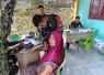 Pengobatan gratis Satgas Pamtas RI-Malaysia Yonarmed 19/Bogani, Senin (11/5)