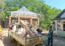 Material pembangunan musholla di Dusun Leduk