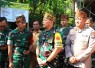 Tim Wasev Sterad TNI AD saat meninjau TMMD ke-128 di Desa Brabe