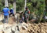 Pembangunan jembatan di wilayah desa binaan