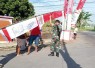 Pemasangan bendera merah putih