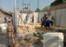 Pemasangan bata ringan RTLH bu Kasiyem
