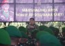 Menteri Pertahanan Republik Indonesia Jenderal TNI (Purn) Sjafrie Sjamsoeddin melaksanakan kunjungan kerja ke lokasi pembangunan Batalyon Infanteri Teritorial Pembangunan (Yonif TP) 916/Bara Sakti di Rusunawa Tangkoko