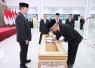 Menteri Agraria dan Tata Ruang/Kepala Badan Pertanahan Nasional (ATR/BPN), Nusron Wahid, melantik dan mengambil sumpah/janji jabatan 130 pejabat, di Aula Prona Kementerian ATR/BPN, Jakarta, Kamis (04/06/2026)