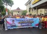 Polda Kalteng Gandeng Insan Pers Perkuat Sinergi Lewat Jalan Sehat