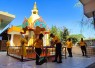 Polres Malang Bersih-Bersih Vihara di Lawang