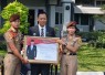Menteri Koordinator Bidang Infrastruktur dan Pembangunan Kewilayahan RI, Agus Harimurti Yudhoyono atau AHY berkunjung dan memberikan kuliah umum di Akademi Angkatan Laut Surabaya