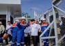 Kepala Staf Kepresidenan RI Jenderal TNI (Purn.) Prof. Dr. Dudung Abdurachman (tengah) didampingi jajaran direksi PGN, Direktur Utama Arief K. Risdianto (kanan) serta Direktur Infrastruktur dan Teknologi Hery Murahmanta (kiri), meninjau SPG Pagardewa, Jumat (3/7/2026). Kunjungan spesifik ini dilakukan guna meninjau langsung kesiapan PGN dalam upaya pengembangan gas Coalbed Methane (CBM) Tanjung Enim