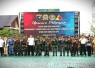 Danrem 121/ABW Brigjen TNI Purnomosidi, S.I.P., M.A.P., M.Han., selaku Dankolakopsrem 121/Abw hadri upacara pelepasan purna tugas Satuan Tugas Pengamanan Perbatasan (Satgas Pamtas) RI-Malaysia di Lapangan Tidayu, Makodam XII/Tpr, Kubu Raya, Kalimantan Barat, Senin (6/7/2026)
