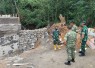 Komandan Kodim 0315/Tanjungpinang, Kolonel Inf Abdul Hamid, S.I.P., melaksanakan pengecekan dan peninjauan langsung terhadap progres pembangunan Jembatan Beton Garuda di Sungai Kongsi, Kp. Lome, Kabupaten Bintan, Selasa (7/7/2026)