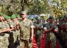 Wakil Panglima TNI Jenderal TNI Tandyo Budi R. bersama Menteri Pertahanan RI Jenderal TNI (Purn) Sjafrie Sjamsoeddin dan Wakil Kepala Staf Angkatan Darat Letjen TNI Muhammad Saleh Mustafa