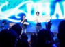 Wakil Menteri Ekonomi Kreatif/Wakil Kepala Badan Ekonomi Kreatif (Ekraf), Irene Umar (kiri)  bersama penyanyi Lullaboy (kanan) pada acara konser regional musisi lullaboy bertajuk Hotels &  Heartbreaks Tour, di Jakarta, Sabtu (18/07/2026)