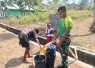 Pos Asulait Berbagi Air Bersih di Tapal Batas