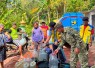 TNI, BBWS Brantas dan PDAM Salurkan Air Bersih bagi Warga Terdampak Kekeringan di Panggul