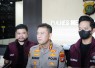 Kapolres Metro Jakarta Barat Kombes Pol Nasriadi didampingi Kasatres Narkoba Akbp Vernal A Sambo dan Kanit 3 Akp Hamdan Agus