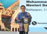 Menteri Dalam Negeri (Mendagri) Muhammad Tito Karnavian dalam acara yang berlangsung di Hotel Platinum, Kota Balikpapan, Kalimantan Timur (Kaltim)