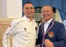 Ketua Umum Pengurus Besar Taekwondo Indonesia (Ketum PBTI) Letjen TNI Richard Tampubolon menghadiri pelepasan Kontingen Indonesia ke Asian Games Aichi-Nagoya 2026