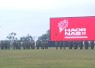 Pamen Ahli Bid. Sosbud Sahli Pangdam XVIII/Kasuari, Kol Arm Sugiharto, S.E., menjadi irup peringatan Hari Olahraga Nasional (Haornas) ke-43 Tahun 2026,