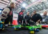  Menteri Ekonomi Kreatif, Teuku Riefky Harsya, meninjau langsung produk pelaku ekraf dalam acara Musyawarah Nasional Indonesia Esports Association (Munas IESPA) 2026 di Balai Kartini, Jakarta, Sabtu (6/6/2026)