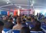 Suasana acara syukuran Hari Bhayangkara Ke-80 Polres Manggarai, Rabu 1 Juli 2026