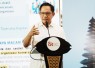 Menteri Dalam Negeri (Mendagri) Muhammad Tito Karnavian saat menjadi narasumber Sharing Session bertema Peluang dan Tantangan dalam Menciptakan Pemimpin yang Berbasis Teknokratik dalam Mendukung Ekonomi Daerah pada Pembekalan Calon Kepala OJK (PCKO) Angkatan 3 Tahun 2026 di Hotel Bidakara, Jakarta, Kamis (13/8/2026).