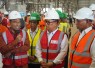 Wagub Nyanyang saat Hadiri Pemotongan Baja Perdana Proyek BHL FPSO 